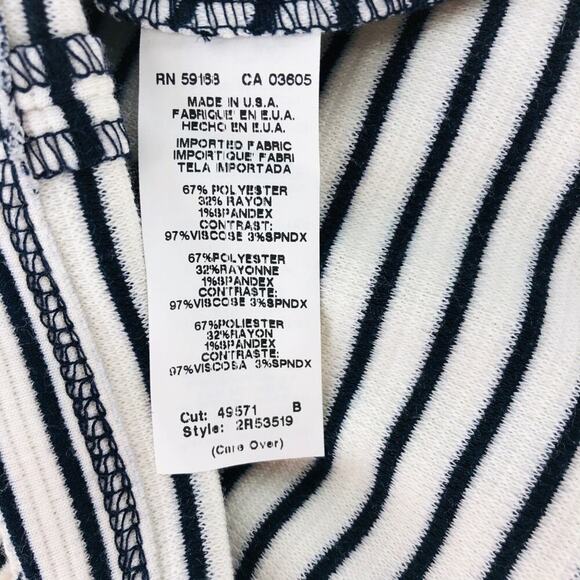 Red 23 Bodycon Dress Navy & White Stripe M - Picture 8 of 8